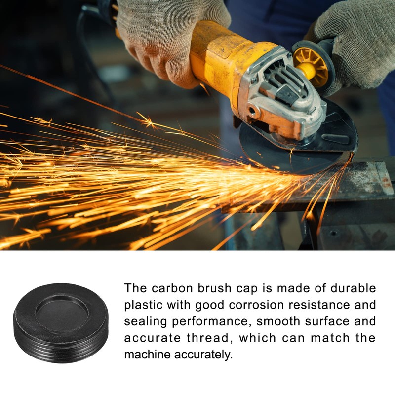 Rebower Carbon Brushes Holder Caps Plastic Cover Caps [for Motor