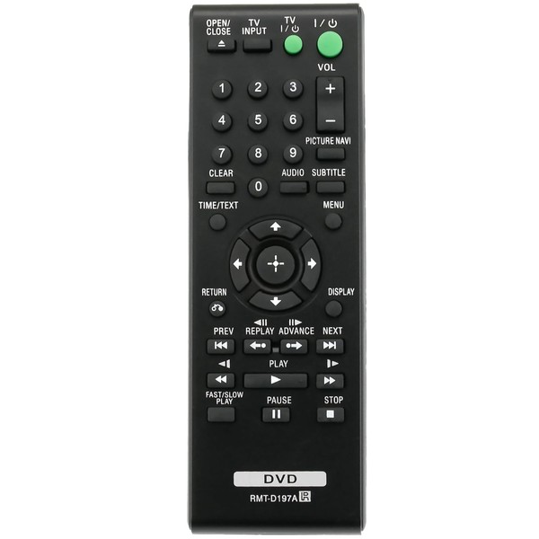 AIDITIYMI RMT-D197A RMTD197A Replaced Remote Control fit for Sony CD/DVD