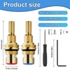 Brass 1-001 & Brass 1-002 Ceramic Valve Cartridge, Compatible with