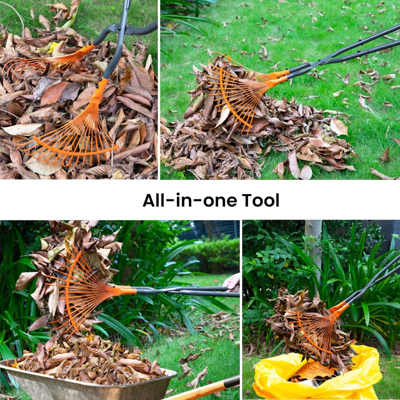 Pathneer Leaf Grabbers for Yard Work, Leaf Picker Upper Grabber
