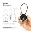 UP Security Small Combination Lock for Luggage, Gym Locker, Backpack
