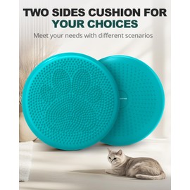 Trideer Wobble Cushion Core Balance Disc, Flexible Seating for Classroom Elementary, Wiggle Seat for Sensory Kids, Balance Pad with Inflation Pump