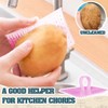 Vegetable Brush Potato Cleaning Brush 3 Pcs Multifunctional Kitchen Scrubbing