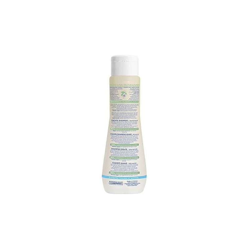 Mustela Shampoo para Bebé Suave, Piel Normal, 200ml