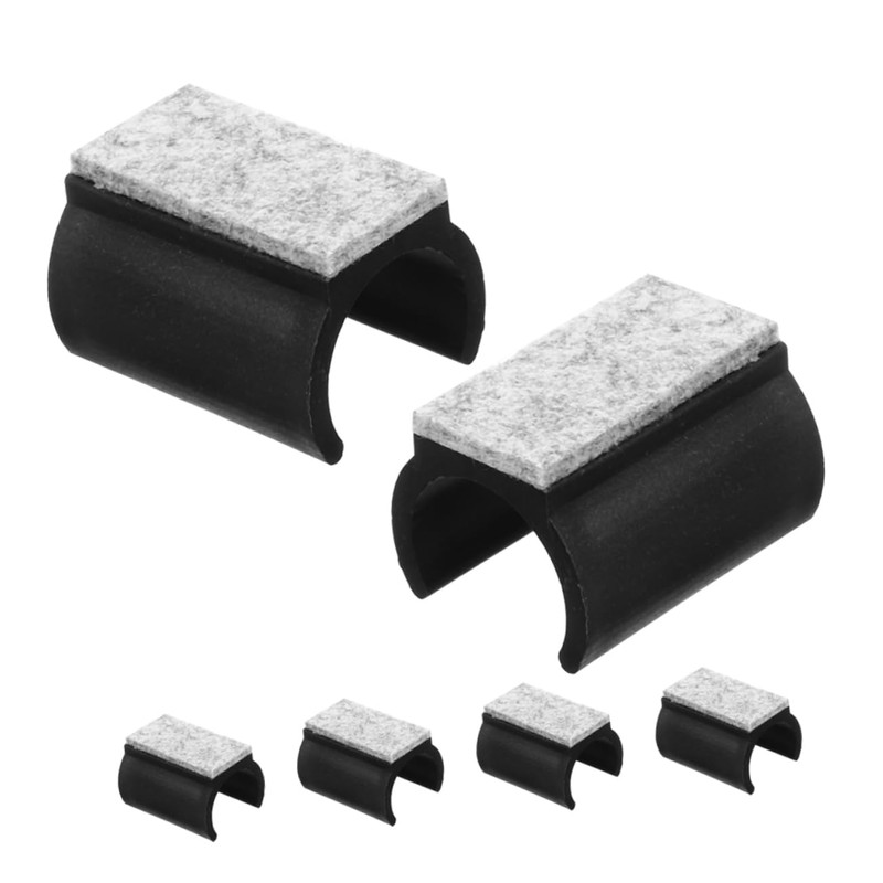 OSALADI 30pcs U-Shaped Chair Leg Floor Protectors Felt Pads Anti-Slip