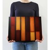The Plum Penguin Abstract Mark Rothko Inspired Wall Art, Dual