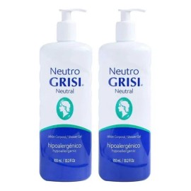 Jabón Corporal Hipoalergenico Grisi Neutro 2 Pzas De 900 Ml