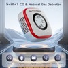 4-in-1 Carbon Monoxide Detectors & Gas Leak Detector, Carbon Monoxide