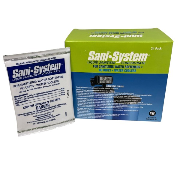 American Water Solutions SS24WS Pro Products Sani-System Liquid Sanitizer Concentrate