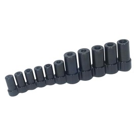 Lisle 70700 Tap Socket Set 11 Piece, Includes Three Sizes For Non M.C.T.I. Standard Tap