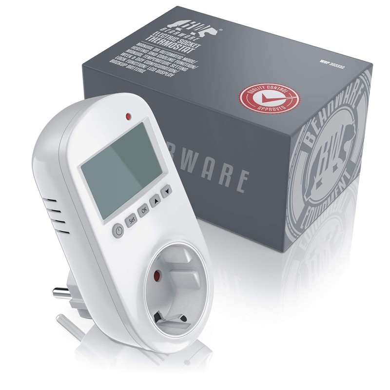 Bearware Socket Thermostat - Plug Thermostat - Digital Plug In