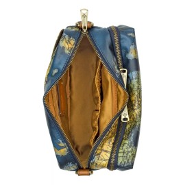 Patricia Nash Piper Coated Canvas Crossbody W/ Pouch-Doorways To Italy -NWT-$199