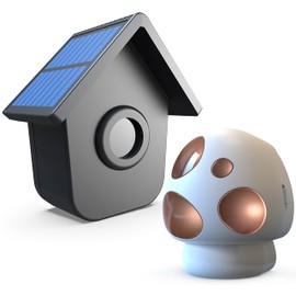 HTZSAFE Driveway Alarm- HTZSAFE 1/2 Mile Long Range Outdoor Weatherproof Solar Wireless Motion Sensor&Detector-Portable Receiver Has Long Last Backup Battery- DIY Security Alert System for Home&Property