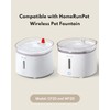Homerunpet Cat Water Fountain Wireless Pump 3rd Compatible with Model