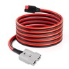 ELFCULB 10AWG 10FT Battery Quick Connect/Disconnect to Anderson Extension Cable,