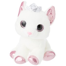 Aurora World 60876 Duchess White Cat with Crown 7In