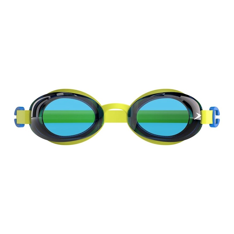 Speedo Unisex Kids Jet 2.0 Swimming Goggles, Empire Yellow/Neon Blue,