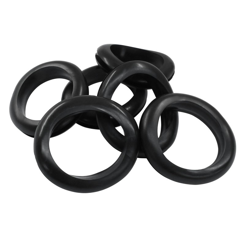 Kyuionty 6 Pcs Rubber Grommets, 1-9/16" Inside Diameter 1-3/4" Drill