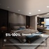 CycevSun 6 Pack Fire Rated Recessed Light 2 Hours, 4