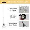 cenzoz Modern Kitchen Island Pendant Lights Black LED Dimmable Chandeliers