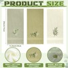 Tingjoo 3 Pcs Eucalyptus Leaves Hand Towels Farmhouse Green Fingertip