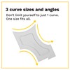 The Cut Buddy Original Shaping Tool, Clear Beard and Hairline