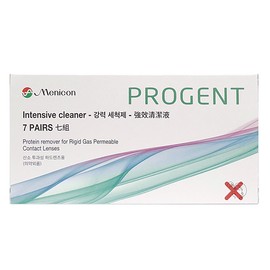 Menicon Progent Hard Lens (Dream Lens) Protein Remover Set, 1 Pack, 5ml / 메니콘 프로젠트 하드렌즈 드림렌즈 단백질 제거제 세트, 1개, 5ml