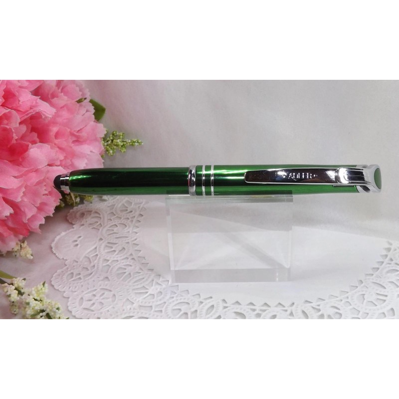 3 in 1 Medina Lighted Tip Green Stylus LED Flashlight