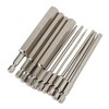 Hex Wrench Drill Bit 1/4in Shank Metric Sizes 1.5mm to