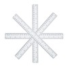 LAGEBONA 4 Pack Plastic Ruler 12 Inch Bulk for Classroom