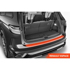 Luxshield Boot Sill Protector Film for Renault Espace 6 (VI) I 2023-2025 - Bumper Protection, Scratch Protection, Paint Protection Film - Transparent