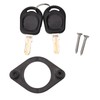 32mm RV Toolbox Locks Black Waterproof Shockproof Superior Seal RV