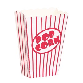 Unique 19578 - Small Popcorn Boxes - 8 Count (Pack of 1)