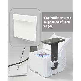 TCG Card Scanner with LED Light & Magnetic Base - Compatible with ManaBox & MTG Apps, Adjustable Height & Anti-Slip Design for Quick Unsleeved Card Scanning & Pricing