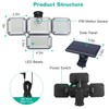 KOCASO Solar Outdoor Lights, 333 LED 3000LM Security Lights with