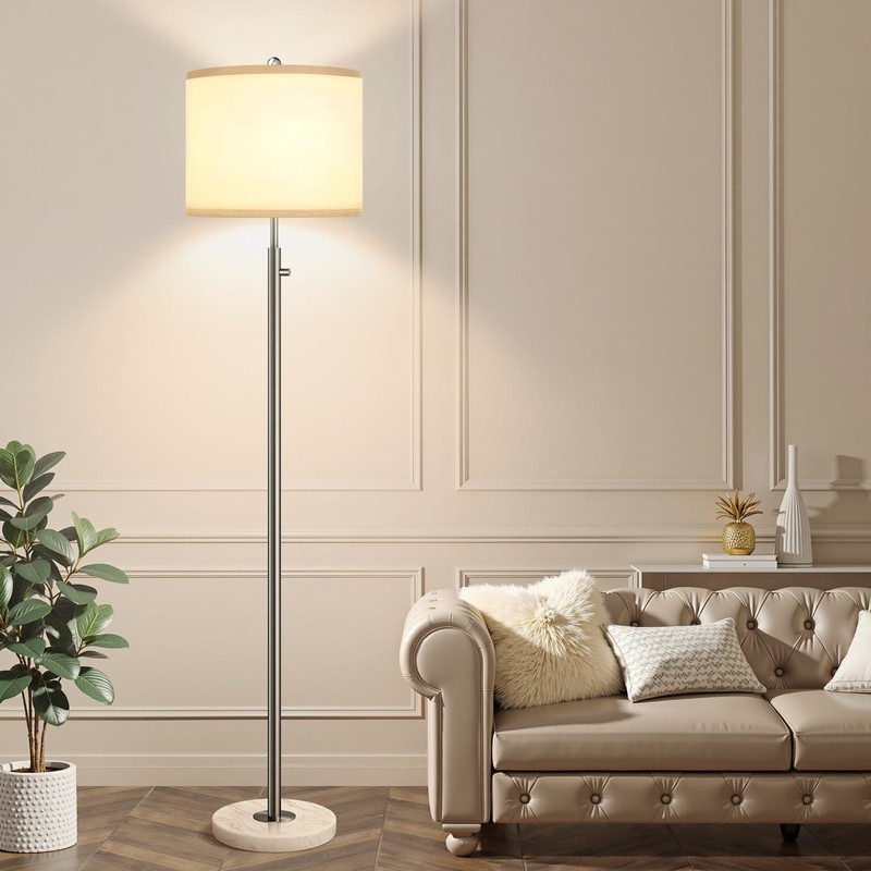 【Upgraded】 Dimmable Floor Lamp for Living Room, 11W LED Bulb