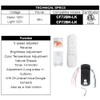 Ceiling Fan Remote Control Kit,3-in-1 Ceiling Fan Light Timing &