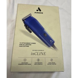 Andis Incline Clipper 20-Piece Clipper Hair Trimmer Kit - Blue