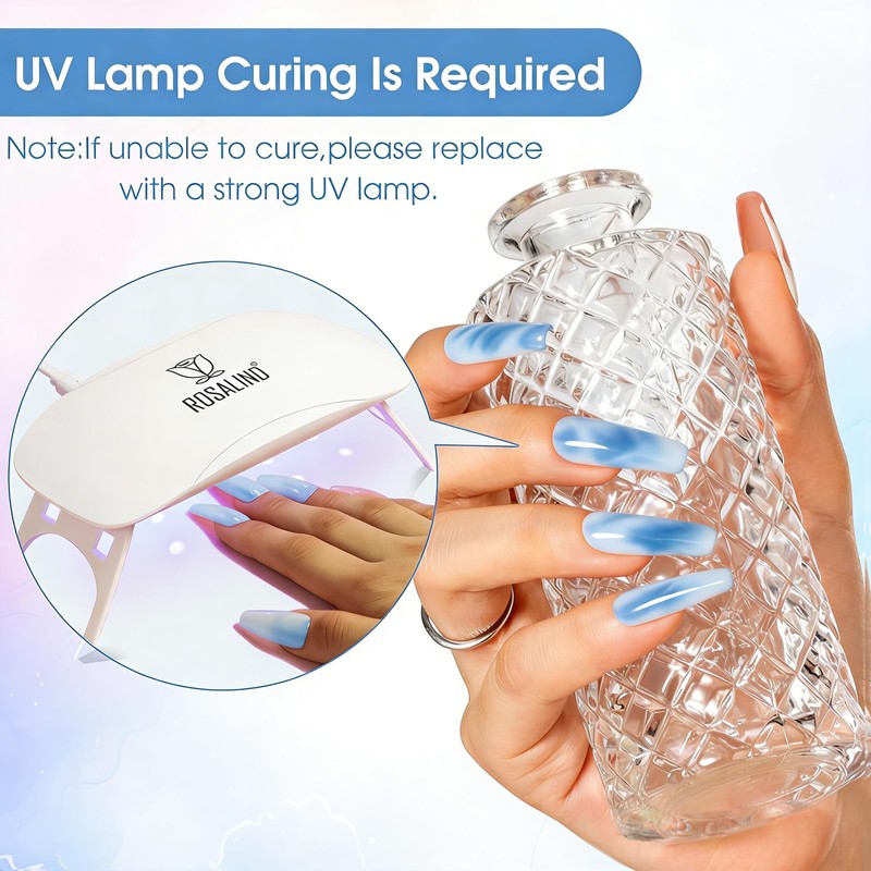 ROSALIND Blooming Gel Nail 11ml Clear Blooming Gel Bleed Nails