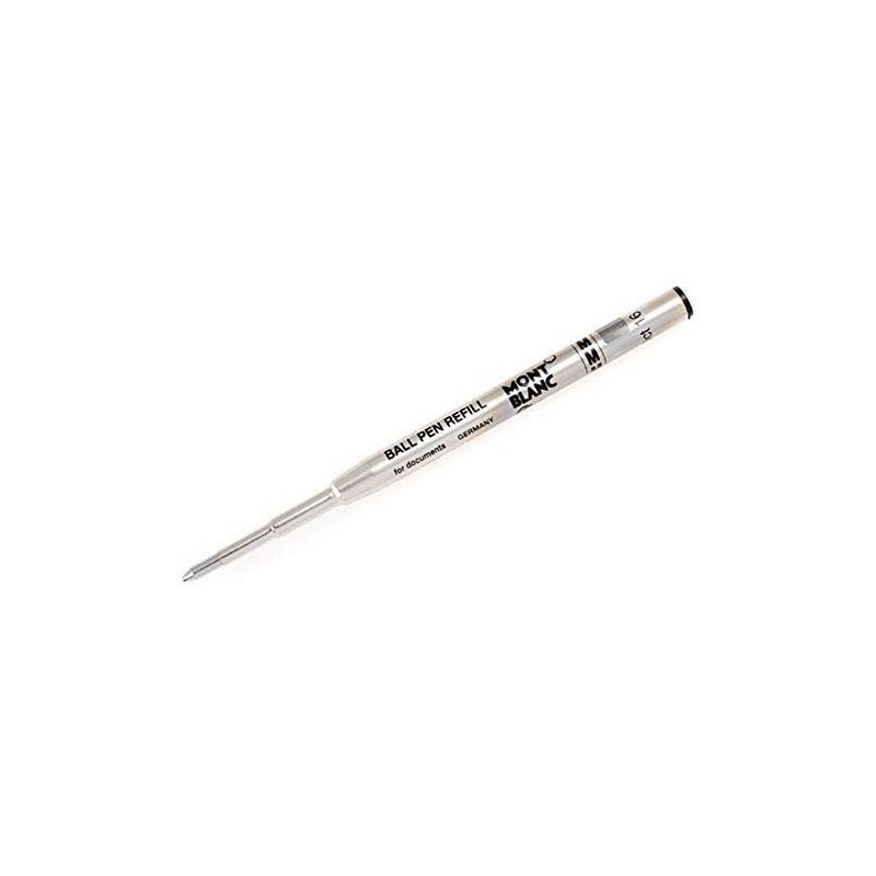Montblanc Ballpoint Pen Refill Refill, Mystery Black, B (Bold), 1