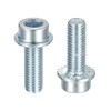 sourcing map M10x30mm Flanged Socket Head Cap Screws, 20pcs 8.8