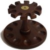 GERMANUS Pipe Stand for 10 Pipes Made of Solid Wood