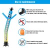 Shaved Ice Theme Inflatable Weird Wave Dancer Tube Man Outdoor