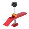Woodworking T Track Hold Down Clamp Workbench Adjustable Chute Aluminum