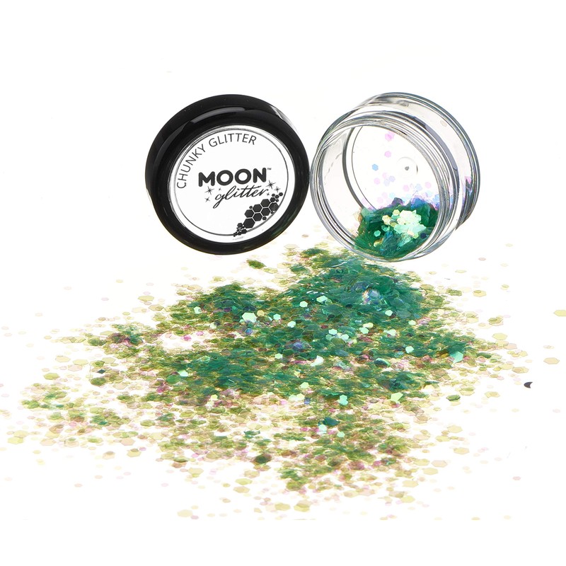 Moon Glitter Iridescent Piece Glitter – 100% Cosmetic Glitter for