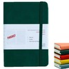 KISUOMAOYI A5 Notebook with Lined Pages and Expandable Paper Pocket
