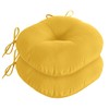downluxe Bistro Chair Cushions for Patio Furniture, Water-Resistant Round Outdoor