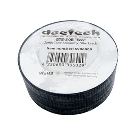 Gaffa Tape 50 mm x 50 m Fabric Tape Black