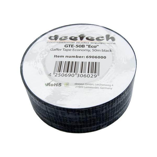 Gaffa Tape 50 mm x 50 m Fabric Tape Black