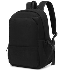 YGR Laptop Backpack for Women and Men, Waterproof Lightweight Travel Daily Rucksack Casual 15.6 inches Computer Bags for College, Black Corduroy